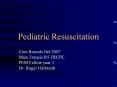 Pediatric Resuscitation PowerPoint PPT Presentation