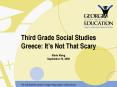 Third Grade Social Studies Greece: It PowerPoint PPT Presentation