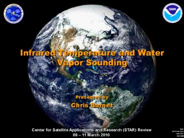 Infrared Temperature and Water Vapor Sounding
