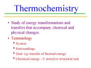 Thermochemistry