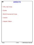 ARRAYS PowerPoint PPT Presentation