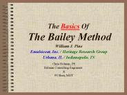 The Basics Of The Bailey Method