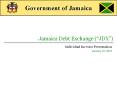 Jamaica Debt Exchange ( PowerPoint PPT Presentation