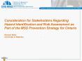 Consideration for Stakeholders Regarding Hazard Identification and Risk Assessment as Part of the MSD Prevention Strategy for Ontario PowerPoint PPT Presentation
