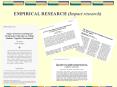 EMPIRICAL RESEARCH (Impact research) PowerPoint PPT Presentation
