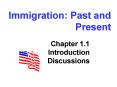 Immigration: Past and Present PowerPoint PPT Presentation