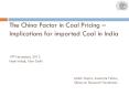 The China Factor in Coal Pricing  PowerPoint PPT Presentation