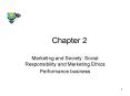 Marketing and Society: Social Responsibility and Marketing Ethics