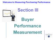Welcome to Measuring Purchasing Performance