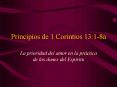Principios de 1 Corintios 13:1-8a PowerPoint PPT Presentation