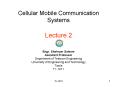 Cellular Mobile Communication Systems Lecture 2 PowerPoint PPT Presentation