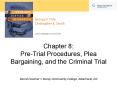 Chapter 8: Pre-Trial Procedures, Plea Bargaining, and the Criminal Trial PowerPoint PPT Presentation