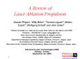 A Review of Laser Ablation Propulsion PowerPoint PPT Presentation