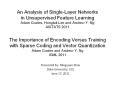 An Analysis of Single-Layer Networks in Unsupervised Feature Learning Adam Coates, Honglak Lee and Andrew Y. Ng AISTATS 2011  The Importance of Encoding Versus Training with Sparse Coding and Vector Quantization Adam Coates and Andrew Y. Ng ICML 2011 PowerPoint PPT Presentation