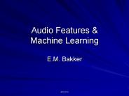 Audio Features
