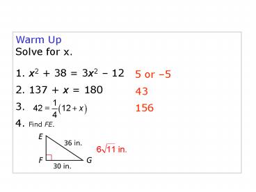 Trapezoids and Kites