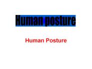 Human Posture