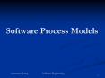 Software Process Models PowerPoint PPT Presentation