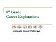 8th Grade Career Explorations PowerPoint PPT Presentation