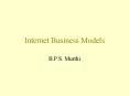 Internet Business Models PowerPoint PPT Presentation
