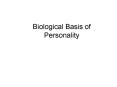 Personality PowerPoint PPT Presentation