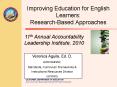 Improving Education for English Learners: Research-Based Approaches PowerPoint PPT Presentation