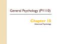 Griggs Chapter 10: Abnormal Psychology PowerPoint PPT Presentation