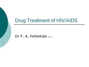 Drug Treatment of HIV/AIDS