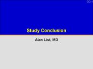 Study Conclusion