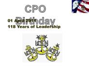 CPO Birthday