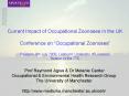 Current Impact of Occupational Zoonoses in the UK Conference on  PowerPoint PPT Presentation