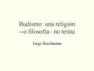 Budismo: una religi