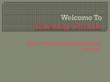 Travelodge Hotel Orlando Convention Center