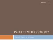 Project methodology