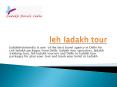 leh ladakh tour PowerPoint PPT Presentation