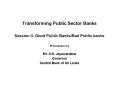 Transforming Public Sector Banks PowerPoint PPT Presentation