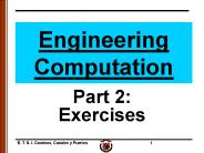Engineering Computation