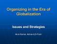 Organizing in the Era of Globalization PowerPoint PPT Presentation