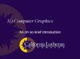 3D Computer Graphics PowerPoint PPT Presentation