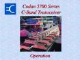 Codan 5700 Series C-Band Transceiver PowerPoint PPT Presentation