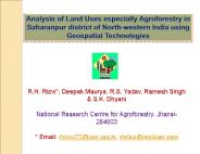 Agroforestry and carbon sequestration: A global scenario