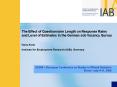 The Effect of Questionnaire Length on Response Rates and Level of Estimates in the German Job Vacancy Survey PowerPoint PPT Presentation