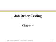 Job Order Costing PowerPoint PPT Presentation