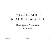 COOLRUNNER II REAL DIGITAL CPLD