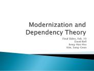 Modernization and Dependency Theory