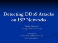 Detecting DDoS Attacks on ISP Networks PowerPoint PPT Presentation