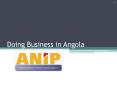 Doing Business in Angola PowerPoint PPT Presentation