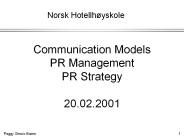 Communication Models PowerPoint PPT Presentation