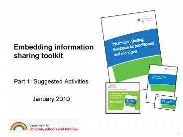 Embedding information sharing toolkit
