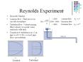 Reynolds Experiment PowerPoint PPT Presentation